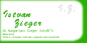 istvan zieger business card
